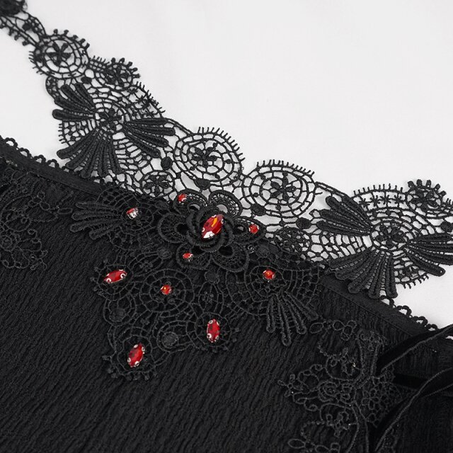Low Waist Flare Pant Sinistress with Lace