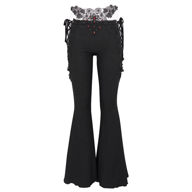 Low Waist Flare Pant Sinistress with Lace