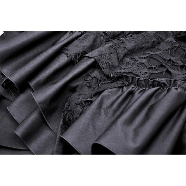 Gothic Corsage Dress Witching Hour with fringes and tatters