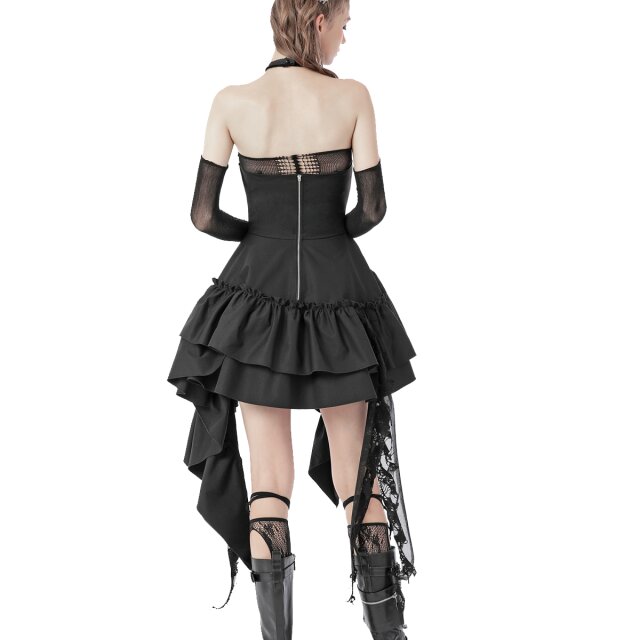 Gothic Corsage Dress Witching Hour with fringes and tatters