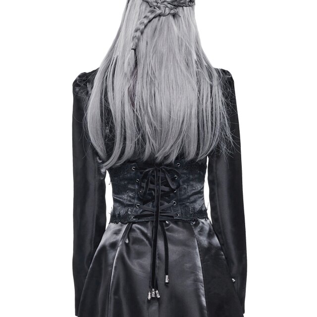 Long Shiny Gothic Coat Stardust