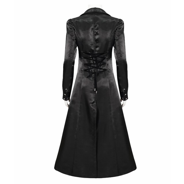 Long Shiny Gothic Coat Stardust