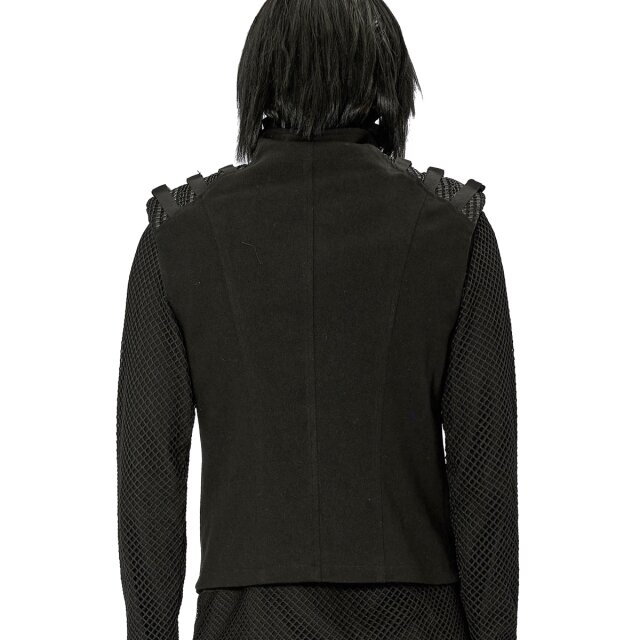 Denim Gothic Waistcoat Cyber Soldier