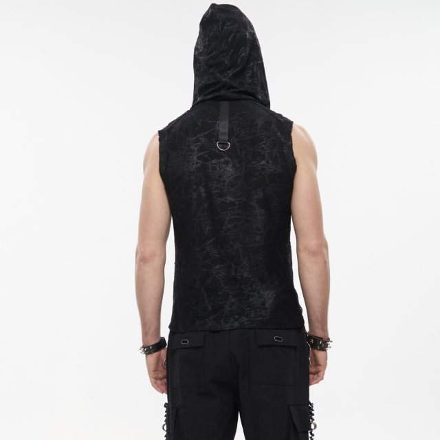 Tank top Delirium with hood and chains