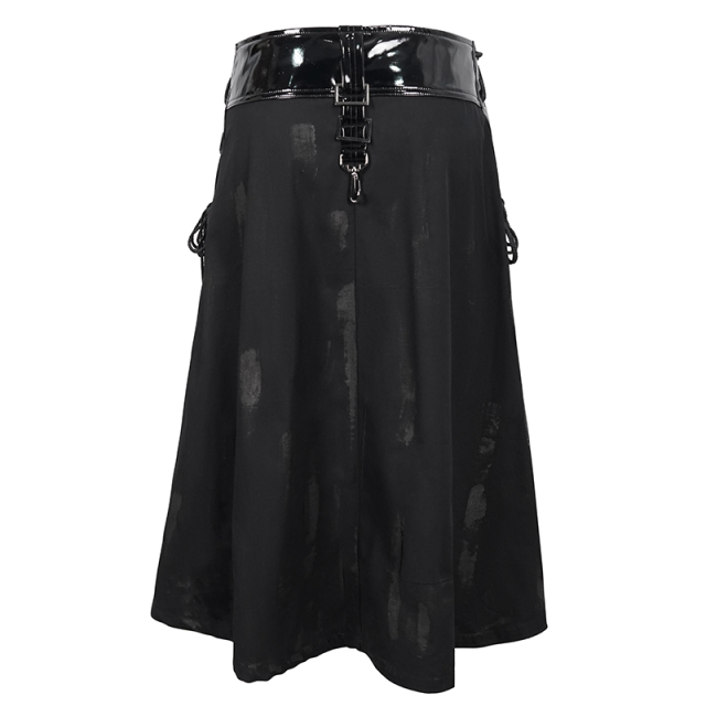 Half skirt / Kilt Grim Reaper with PVC Straps
