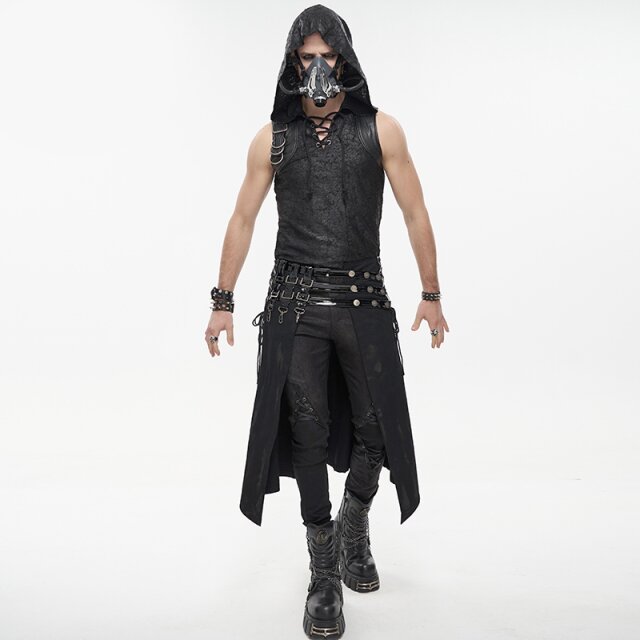 Half skirt / Kilt Grim Reaper with PVC Straps