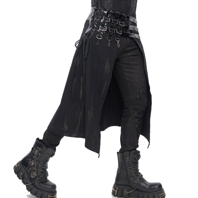 Half skirt / Kilt Grim Reaper with PVC Straps