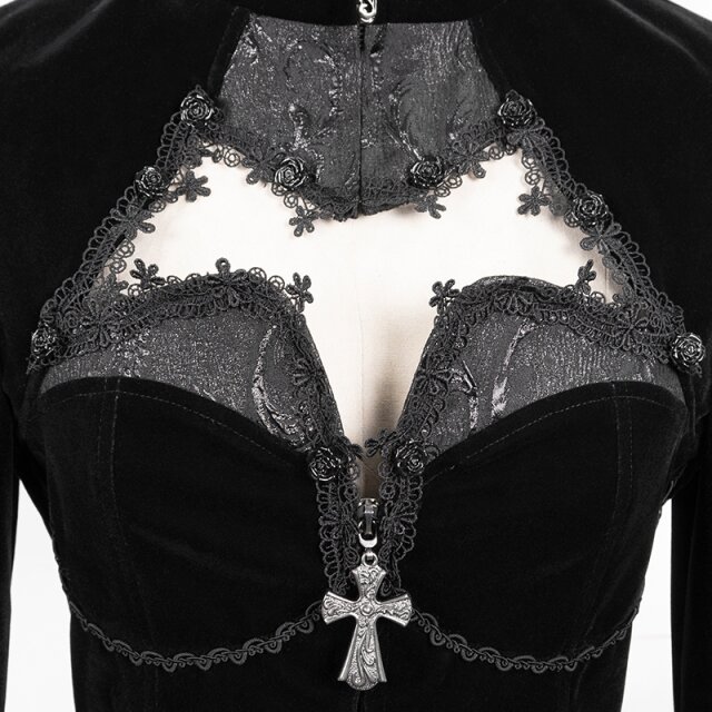 Viktorianischer Damen-Samtfrack Heritage XS