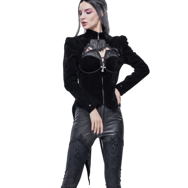 Viktorianischer Damen-Samtfrack Heritage XS