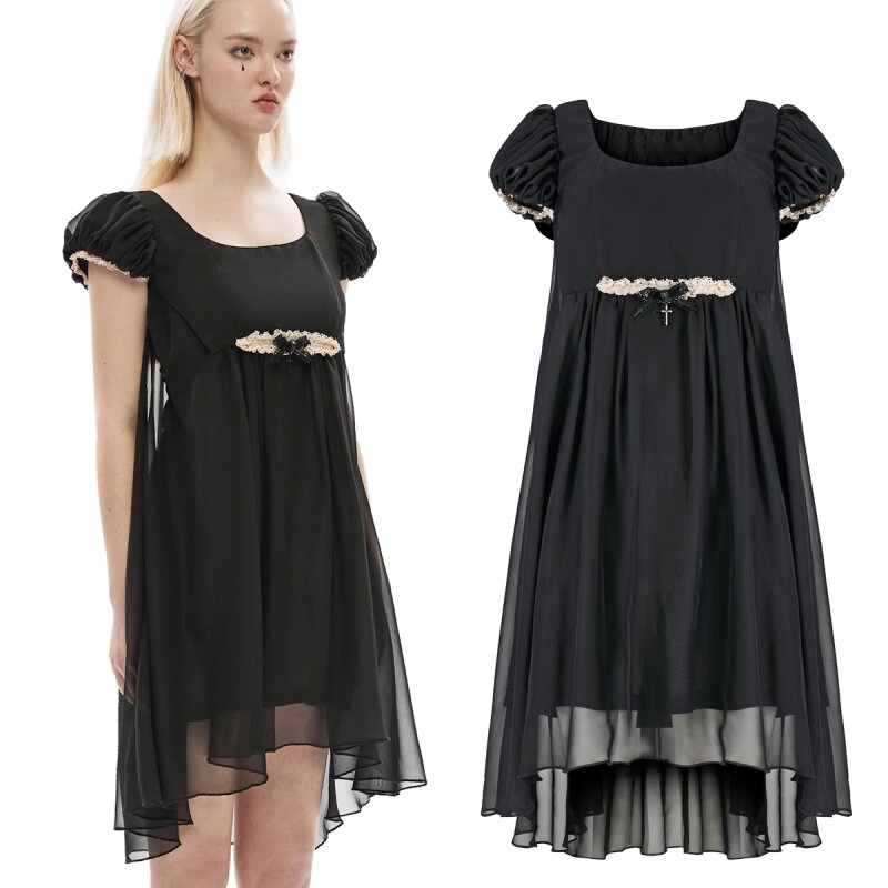 PUNK RAVE Chiffon Mini Dress Malice