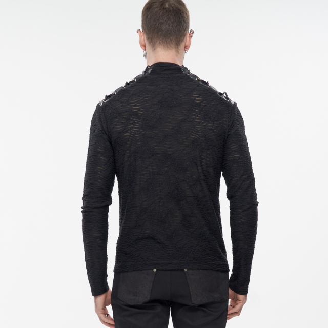 Longsleeve Shadowland with lacing on shoulder