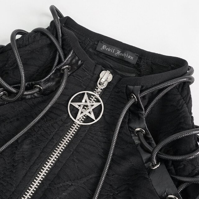 Longsleeve Shadowland with lacing on shoulder