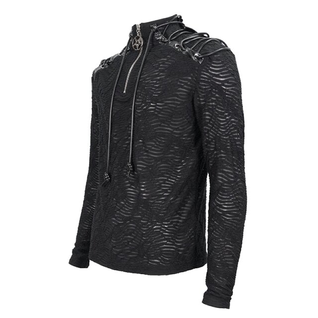 Longsleeve Shadowland with lacing on shoulder