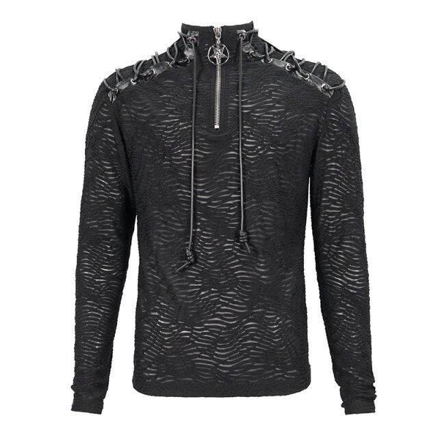 Longsleeve Shadowland with lacing on shoulder