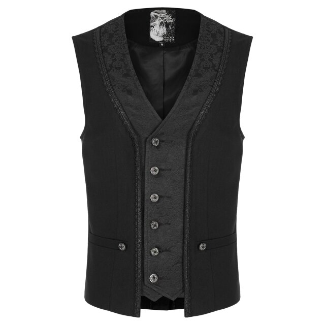 Einreihige Gothic-Weste Requiem M