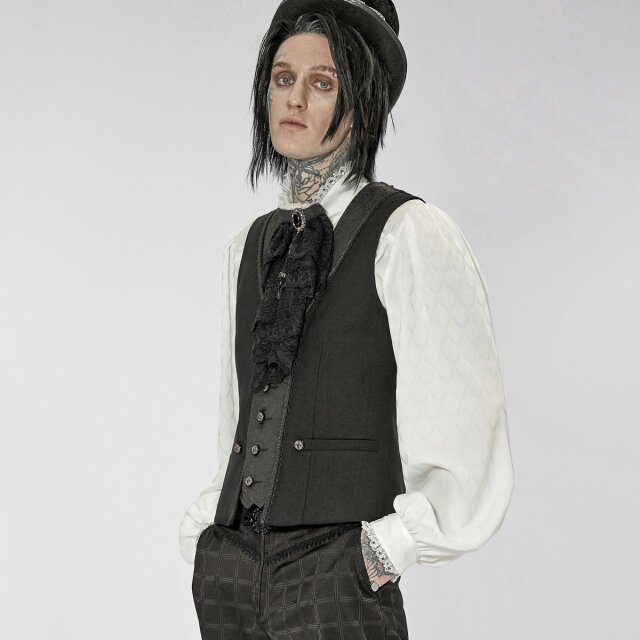 Punk Rave Victorian-Goth Hemd Merlin S