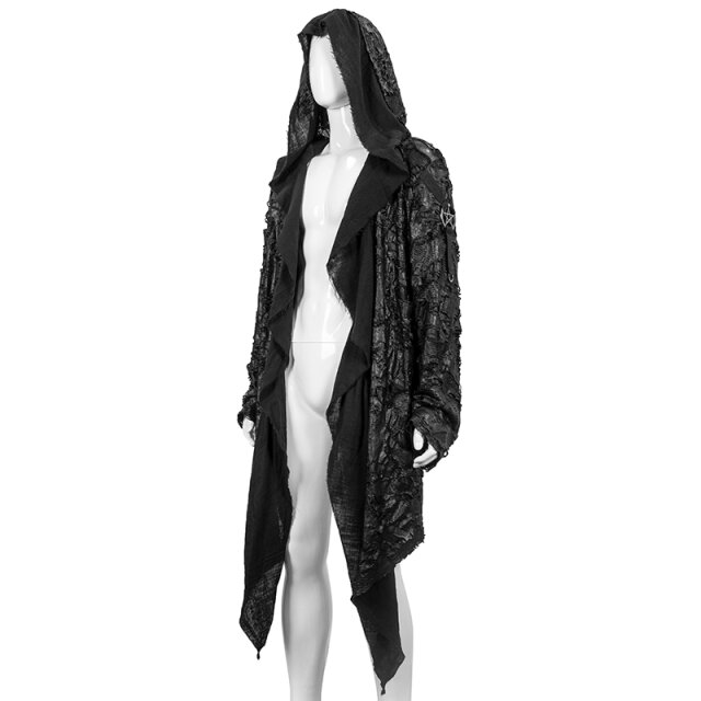 Fransen Fetzenjacke Creature mit Hood M