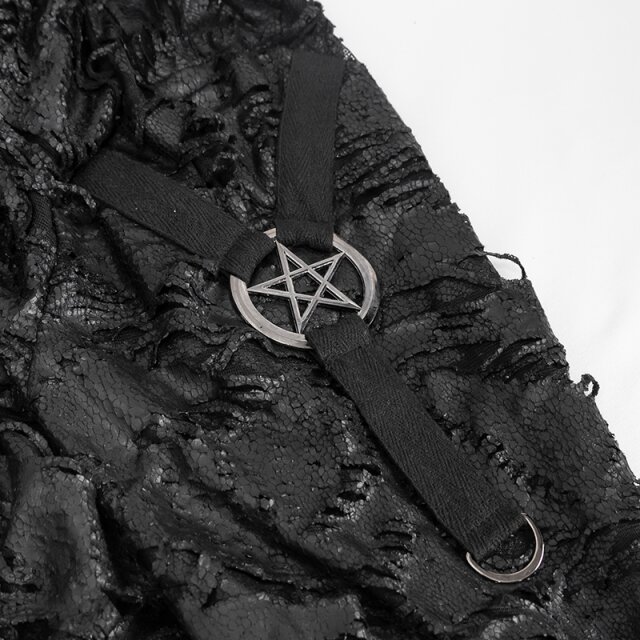 Fransen Fetzenjacke Creature mit Hood M