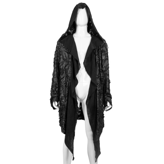 Fransen Fetzenjacke Creature mit Hood M