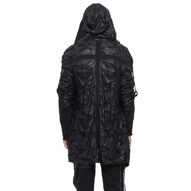 Fransen Fetzenjacke Creature mit Hood 4XL