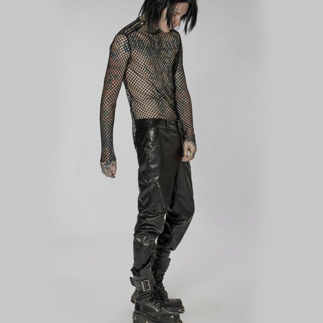 PUNK RAVE Faux Leather Trousers Sentinel
