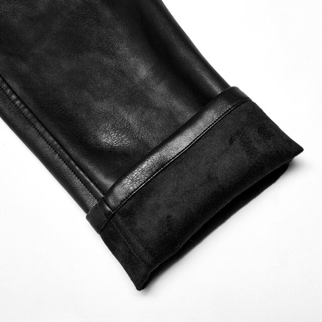 PUNK RAVE Faux Leather Trousers Sentinel