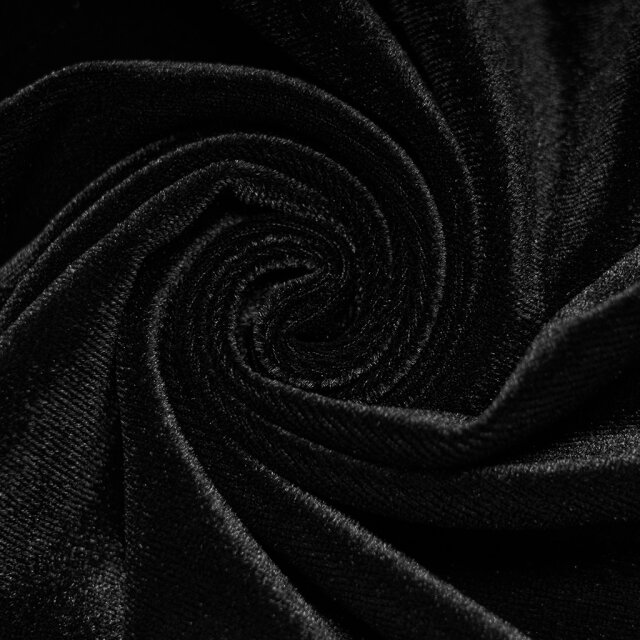 Punk Rave Samtkleid Moon Maiden mit Spitzenkragen L