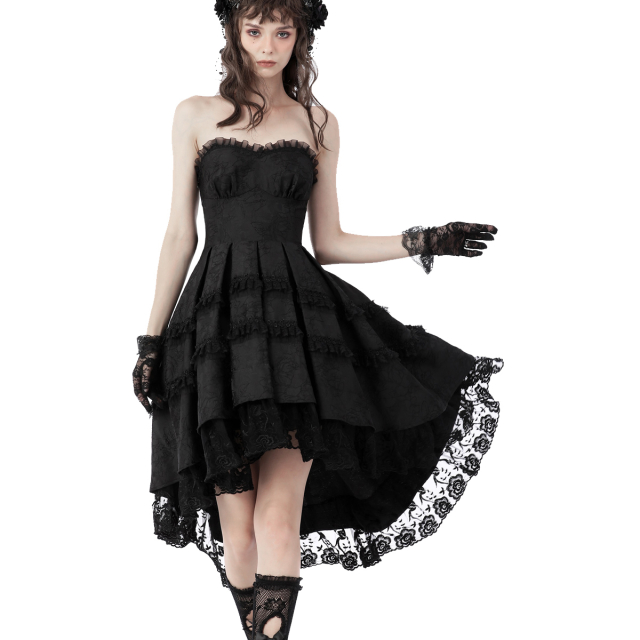 Dark In Love Gothic Prom Hi-Lo Dress