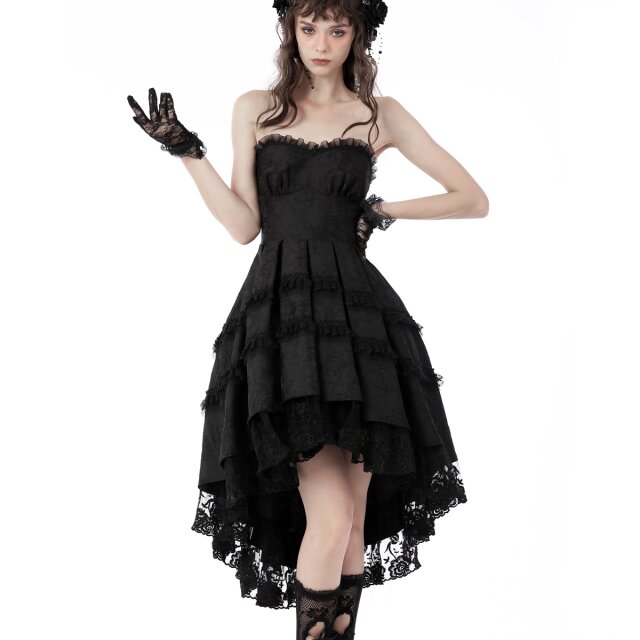 Dark In Love Gothic Prom Hi-Lo Dress
