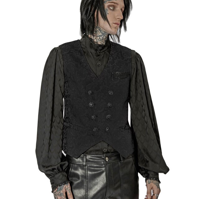 Victorian PUNK RAVE Brocade Waistcoat Newton