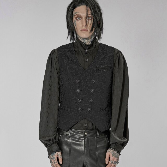 Victorian PUNK RAVE Brocade Waistcoat Newton