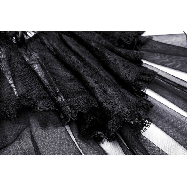Transparente Bluse Felicia mit Schwalbenschwanz XXL