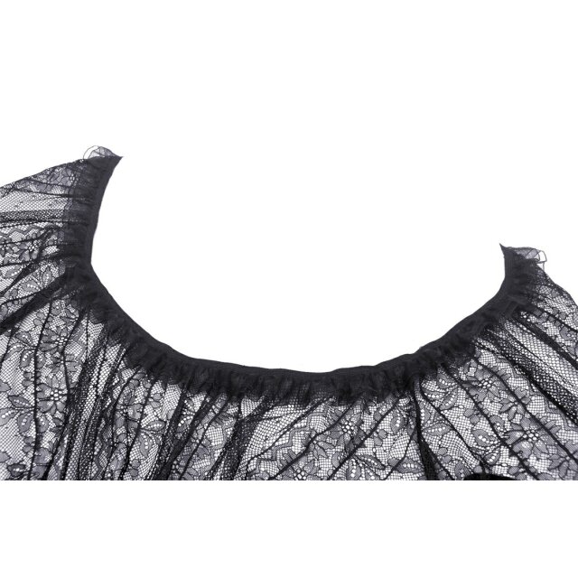 Transparente Bluse Felicia mit Schwalbenschwanz XXL