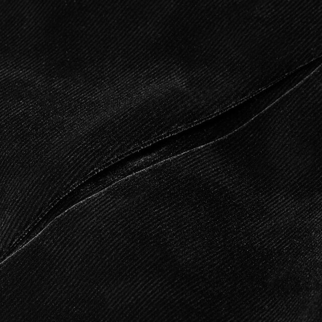 Asymmetrical velvet cord frock coat Winston with trimmings