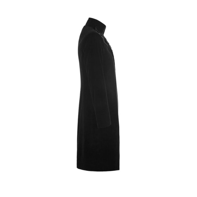 Asymmetrical velvet cord frock coat Winston with trimmings