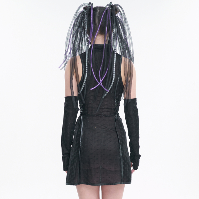 Devil Fashion Mini Dress Illusion