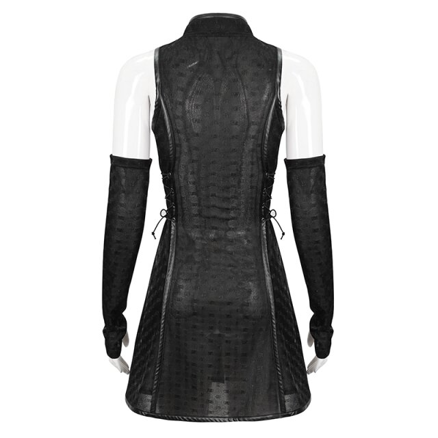 Devil Fashion Mini Dress Illusion