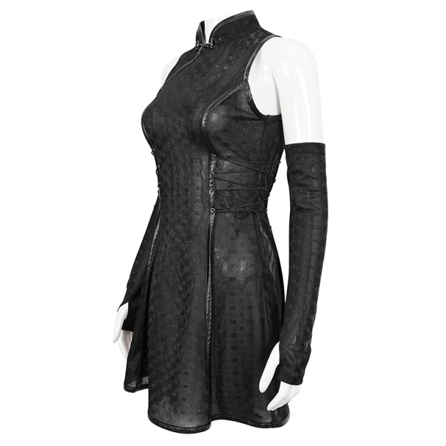 Devil Fashion Mini Dress Illusion