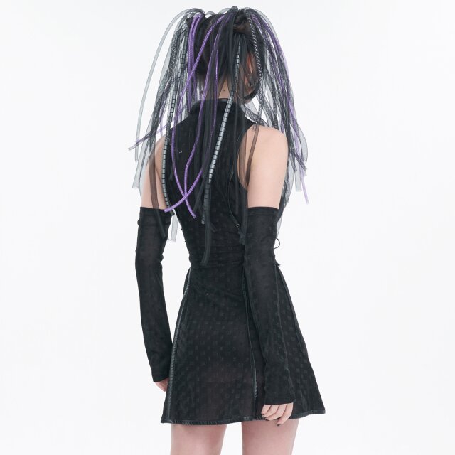 Devil Fashion Mini Dress Illusion