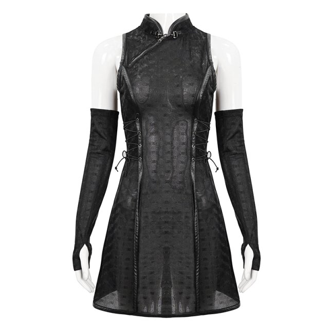 Devil Fashion Mini Dress Illusion
