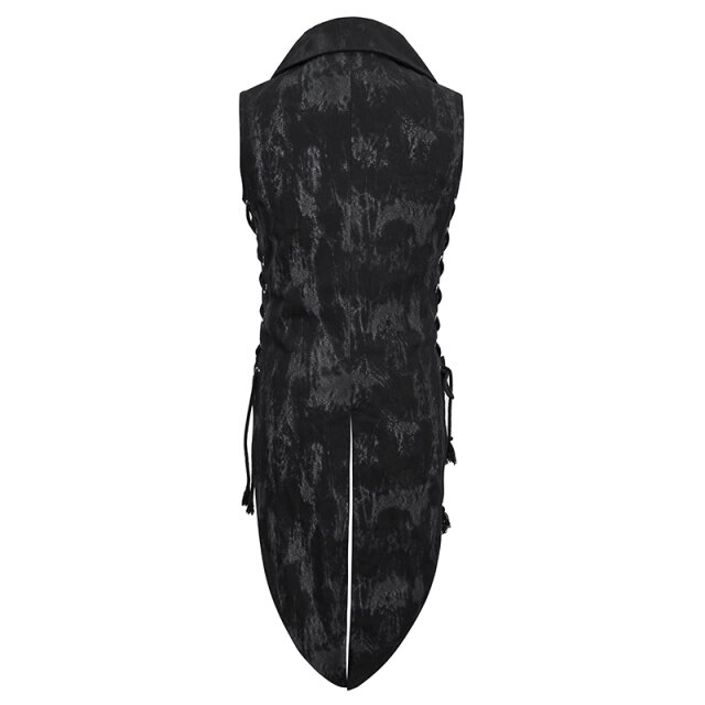 Fleckige Devil Fashion Denim-Weste No Return XXL