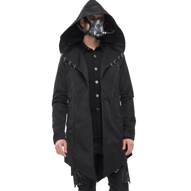 Devil Fashion Kurzmantel Cerberus mit pierced Hood S