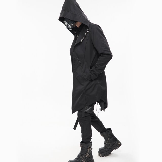 Devil Fashion Kurzmantel Cerberus mit pierced Hood S