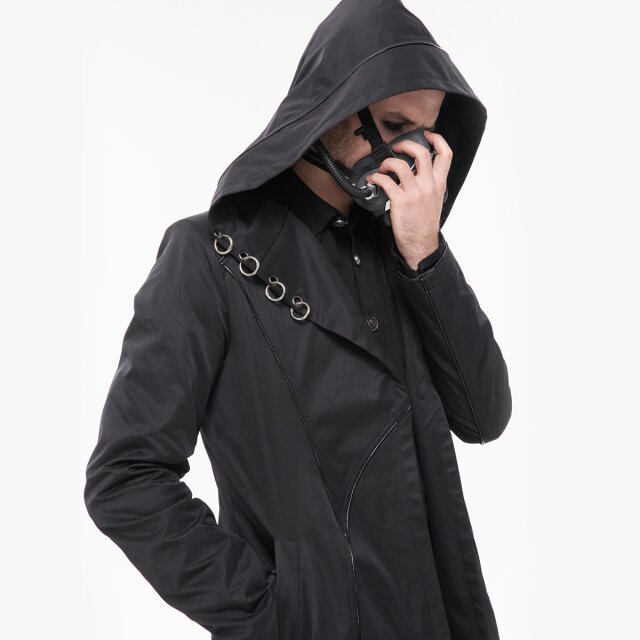 Devil Fashion Kurzmantel Cerberus mit pierced Hood S