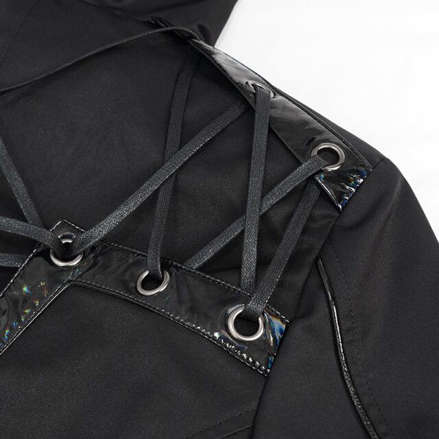 Devil Fashion Kurzmantel Cerberus mit pierced Hood S