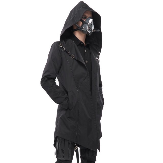 Devil Fashion Kurzmantel Cerberus mit pierced Hood S