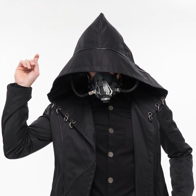 Devil Fashion Kurzmantel Cerberus mit pierced Hood S