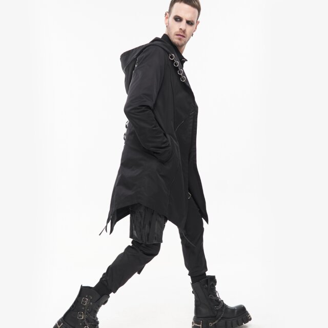 Devil Fashion Kurzmantel Cerberus mit pierced Hood S