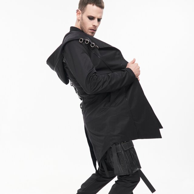 Devil Fashion Kurzmantel Cerberus mit pierced Hood S