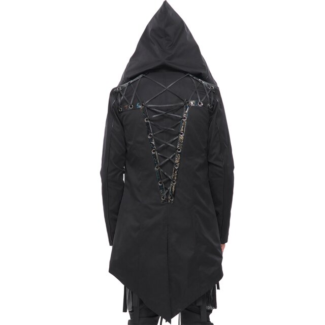 Devil Fashion Kurzmantel Cerberus mit pierced Hood S